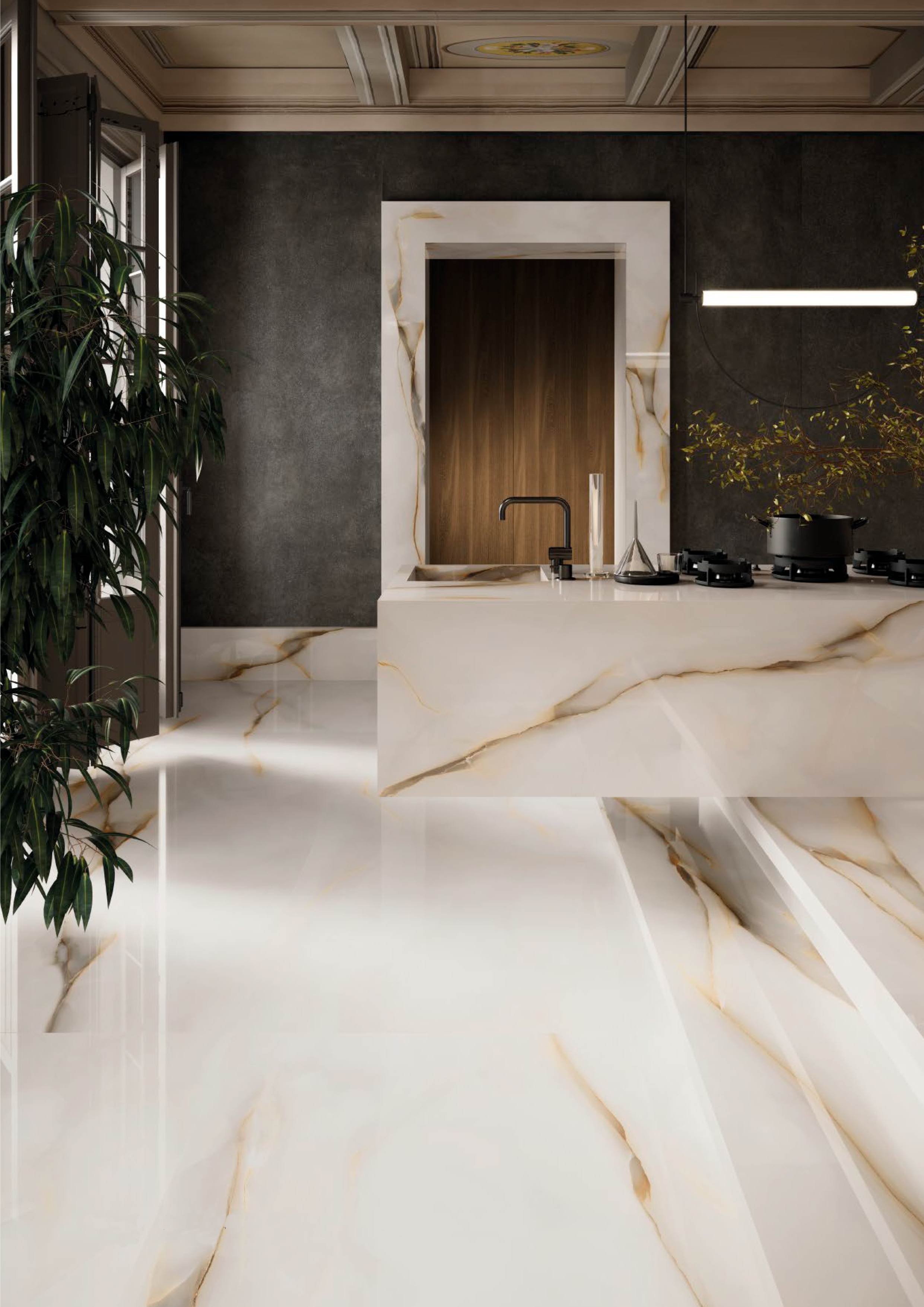 Керамогранит Onyx Perla Lappato 30x60 9мм
