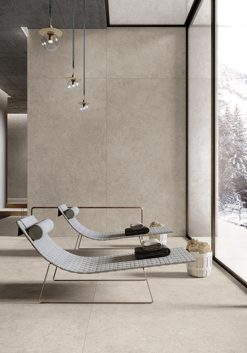 Крупноформатный керамогранит Palladium Ivory Matte