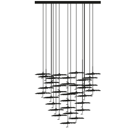 GOLD MOON CHANDELIER