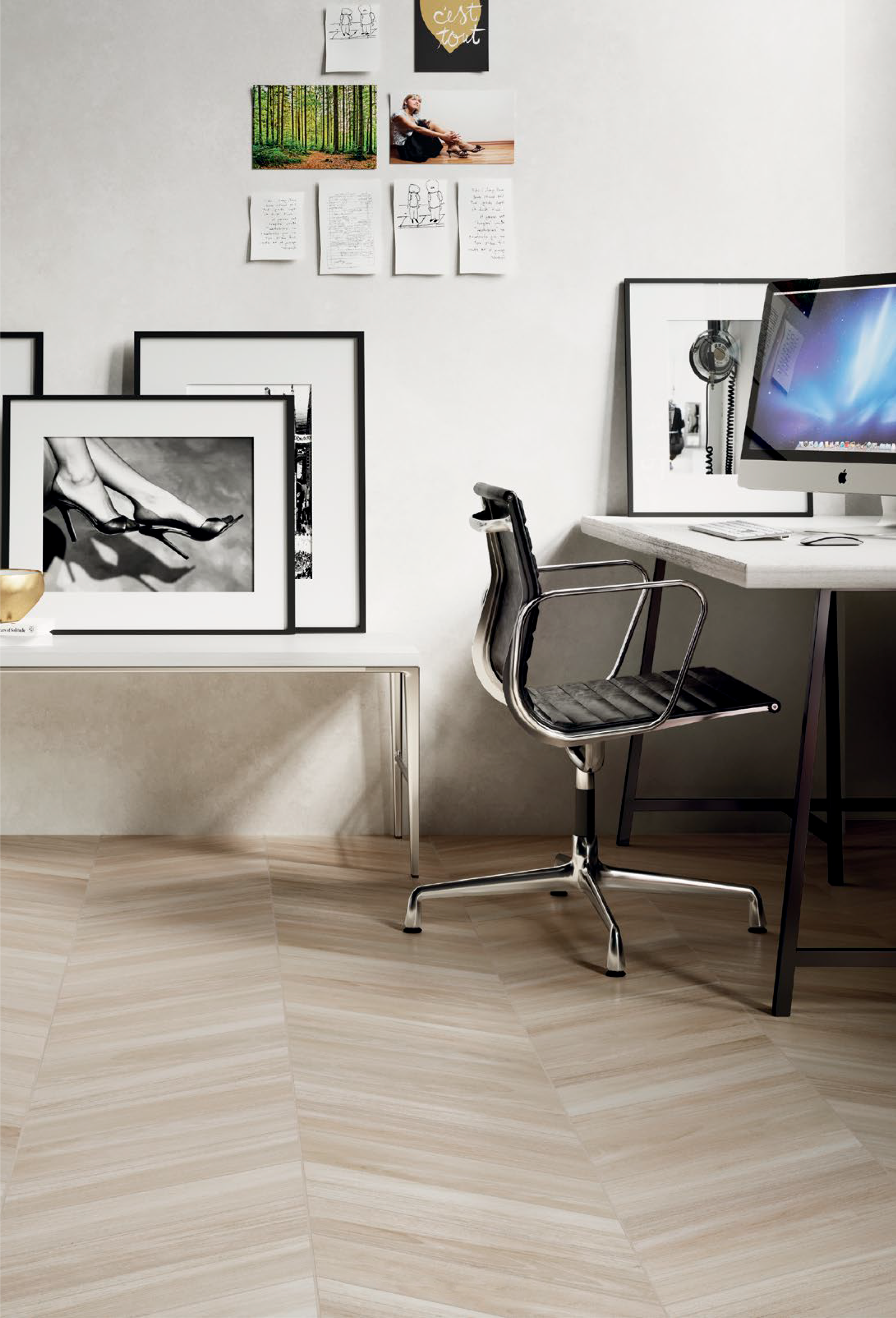 Керамогранит Battiscopa White 7x90 8мм
