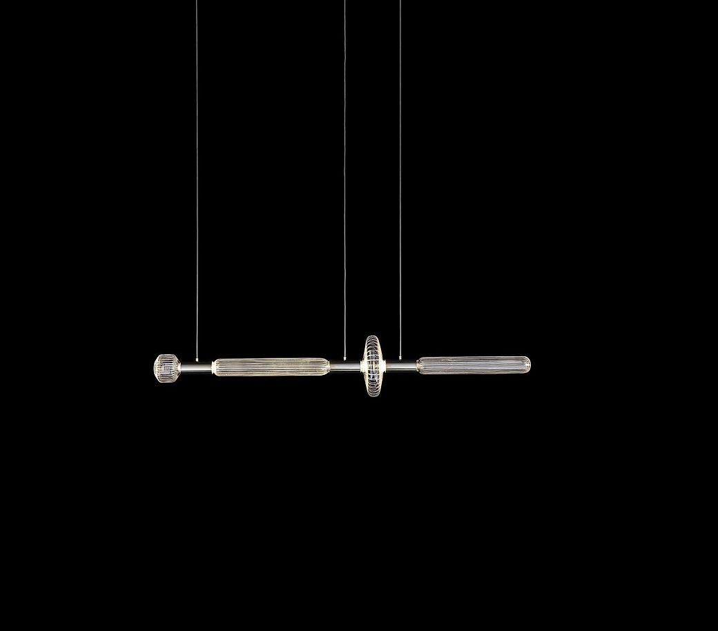 Дизайнерский линейный светильник Nara Meridian Glass, L108см, H21см