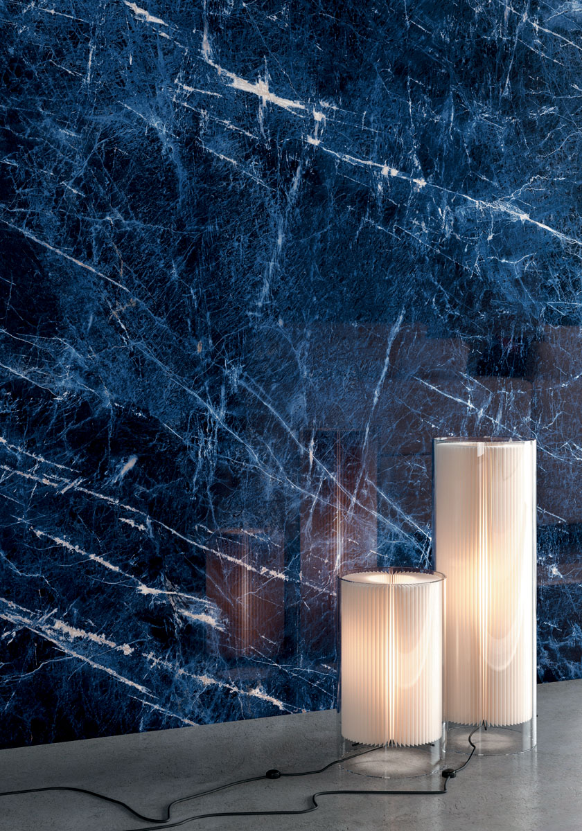 Крупноформатный керамогранит Precious Sodalite Lucido