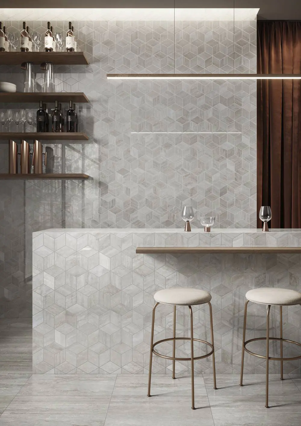 Grigio by Prestigio Travertino