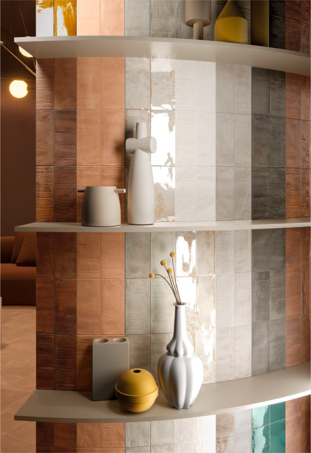 Керамогранит Cenere Brick Naturale 7,5x20 9,5мм