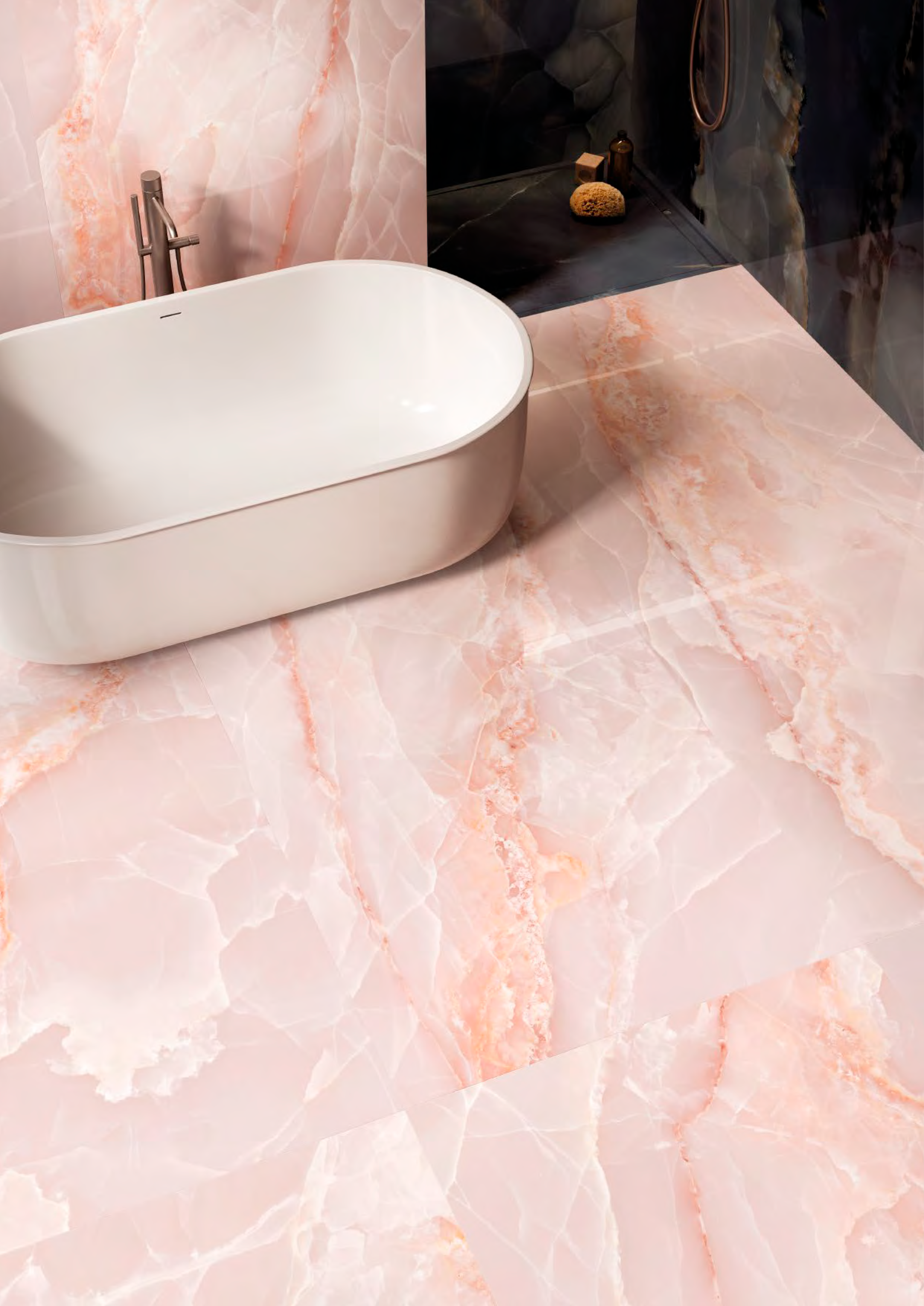 Керамогранит Onyx Pink Lappato 120x278 6,5мм
