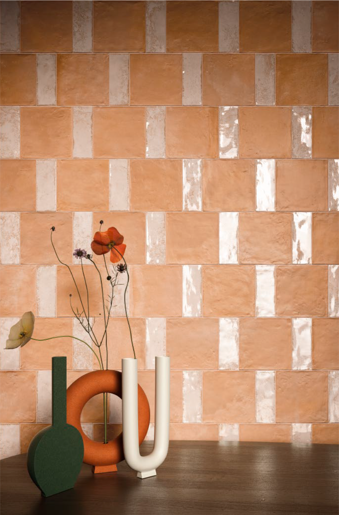Керамогранит Esagona Rosato 21x18,2 9,5мм