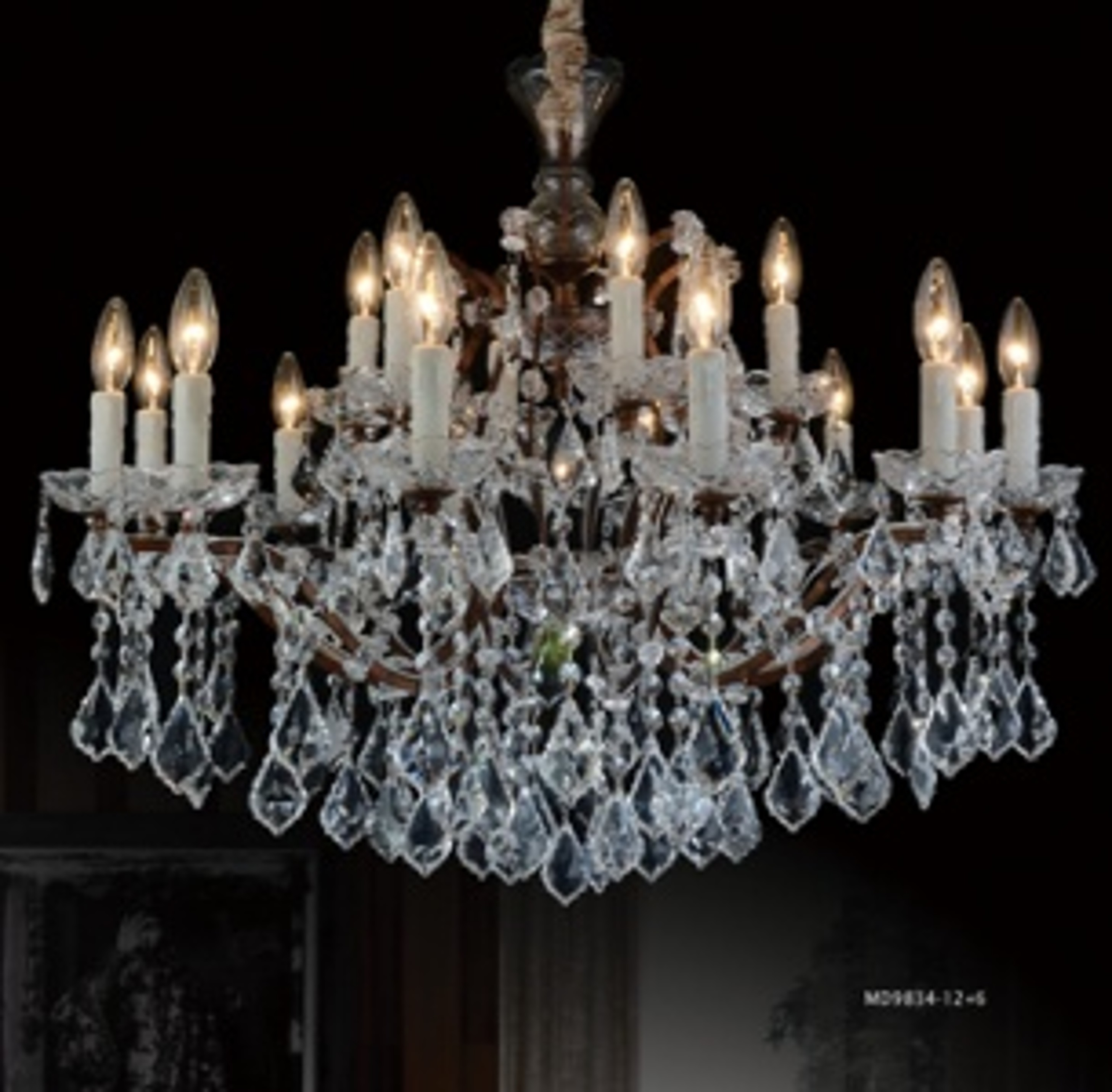 Люстра хрустальная дизайн Baccarat D110x83см